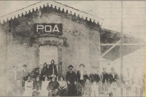 Estação de Poá no século XIX